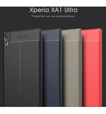 Ốp Lưng Cao cấp Giả Da Cho Sony XA1 ULTRA
